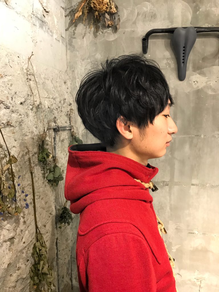 冬にオススメ メンズ ショート マッシュ くせ毛風パーマ ヘアサロン Pedal
